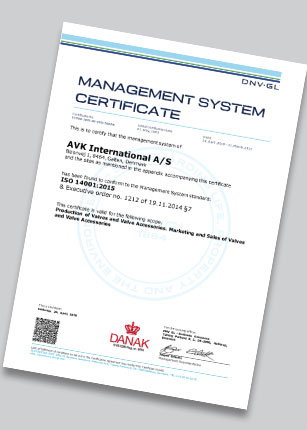 Certificate ISO 14001